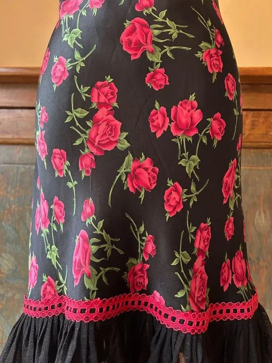 Vintage Betsey Johnson New York Silk Lace Mesh Slip Dress - Picture 5 of 14